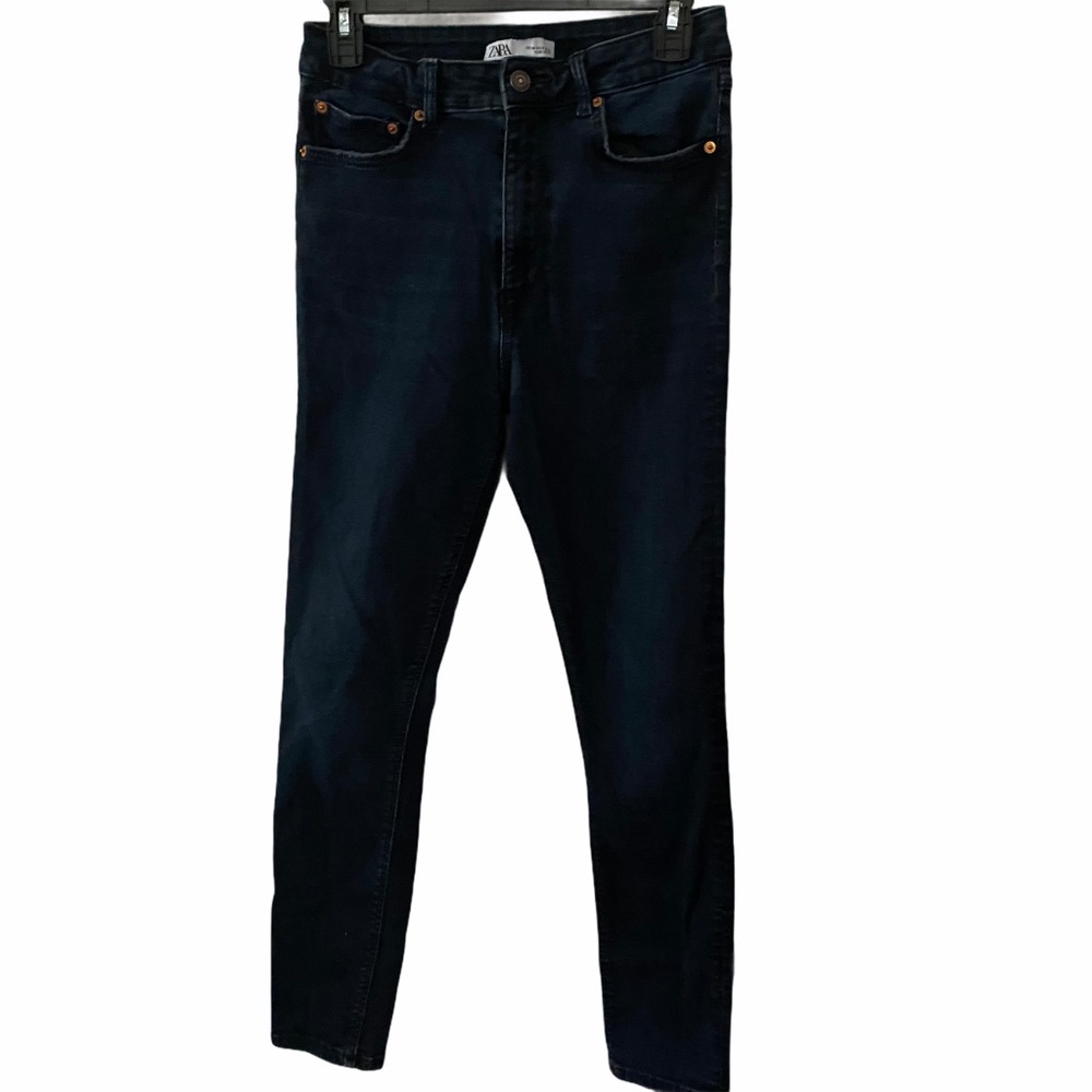 ZARA ZW The Skinny Jean in Blue/Black 8 - Picture 2 of 6